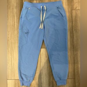 Figs Light Blue Jogger Scrub Pants